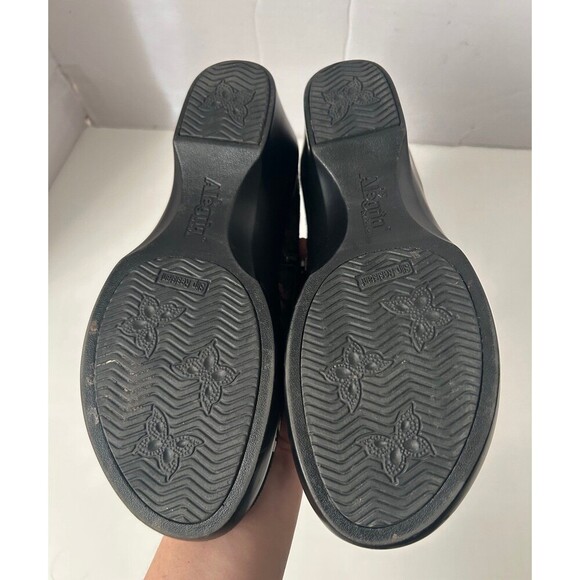 Alegria Eliza Regal Copper Black Metallic Floral Ankle Boots Women's Size 36 - Picture 5 of 10